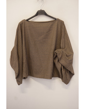 Garde-robe - Blouse - Zwart-beige