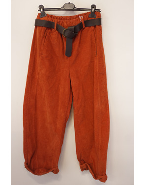 Garde-robe - Lange Broek - Donker oranje