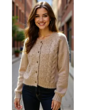 Garde-robe - Gilet - Taupe
