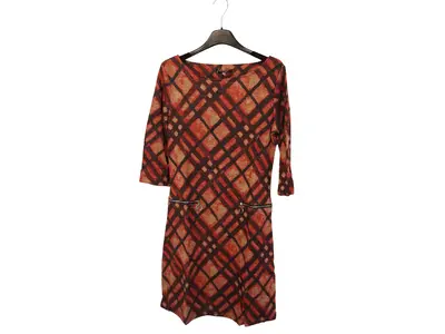 Garde-robe - Halflang Kleedje - Zwart-rood