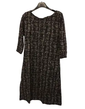 Garde-robe - Halflang Kleedje - Zwart-grijs