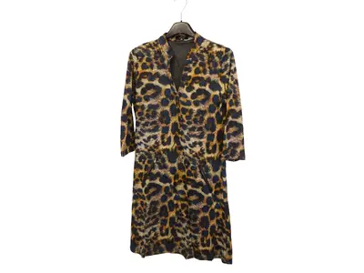 Garde-robe - Halflang Kleedje - Blauw-beige