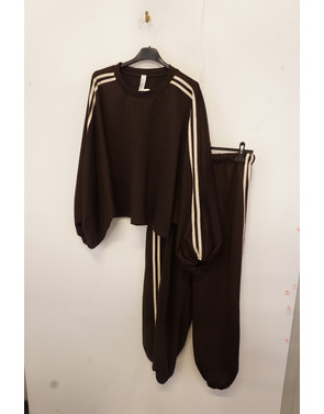 Garde-robe - 2-stuk - Donker bruin