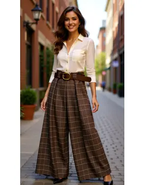 Garde-robe - Lange Broek - Donker bruin