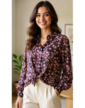 Garde-robe - Blouse - Bordeaux