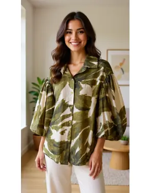 Garde-robe - Blouse - Groen