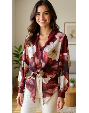 Garde-robe - Blouse - Bordeaux