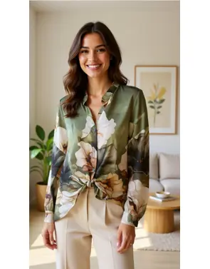 Garde-robe - Blouse - Kaki