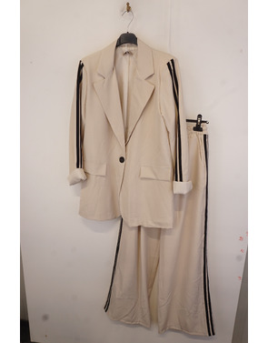 Garde-robe - 2-stuk - Zwart-beige