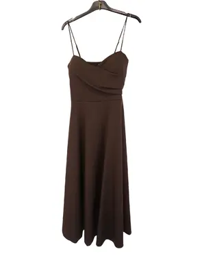 Garde-robe - Halflang Kleedje - Donker bruin