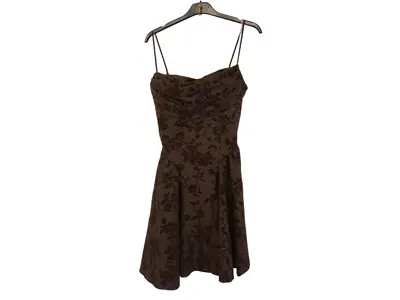 Garde-robe - Kort Kleedje - Donker bruin