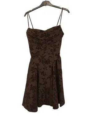Garde-robe - Kort Kleedje - Donker bruin