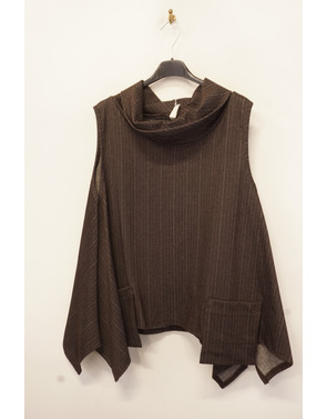 Garde-robe - Gilet - Donker bruin