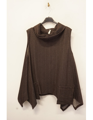 Garde-robe - Gilet - Donker bruin