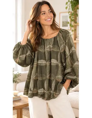 Garde-robe - Blouse - Kaki