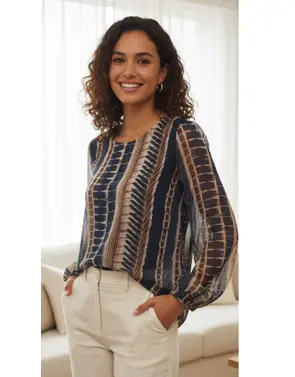 Garde-robe - Blouse - Blauw