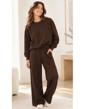Garde-robe - 2-stuk - Donker bruin