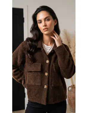 Garde-robe - Gilet - Donker bruin