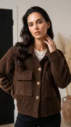 Garde-robe - Gilet - Donker bruin