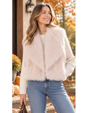 Garde-robe - Gilet - Ecru