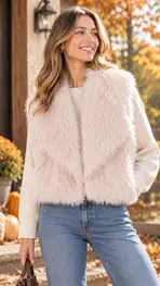 Garde-robe - Gilet - Ecru