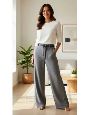 Garde-robe - Lange Broek - Grijs
