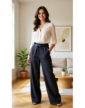 Garde-robe - Lange Broek - Marine