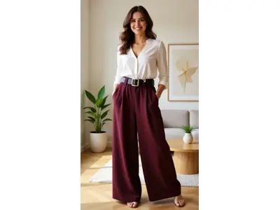 Garde-robe - Lange Broek - Bordeaux