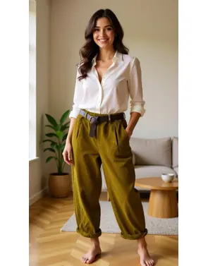 Garde-robe - Lange Broek - Oker