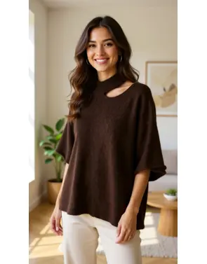 Garde-robe - Pull - Donker bruin