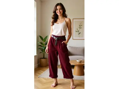Garde-robe - Lange Broek - Bordeaux