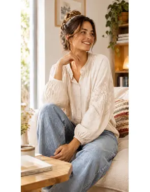 Garde-robe - Blouse - Ecru
