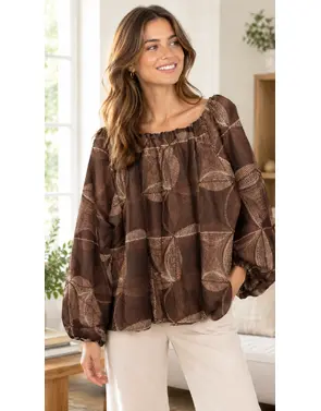 Garde-robe - Blouse - Donker bruin