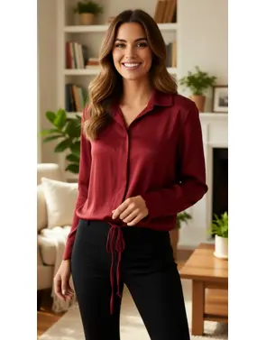 Garde-robe - Blouse - Bordeaux