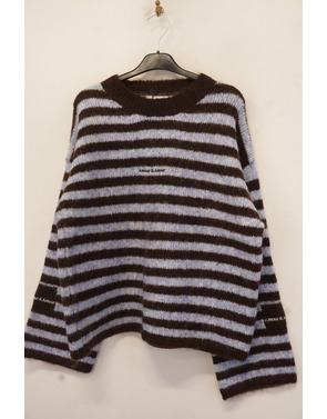 Garde-robe - Pull - Blauw-bruin