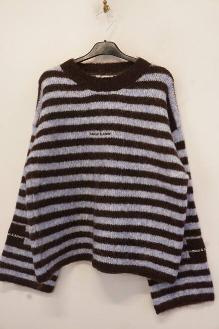 Garde-robe - Pull - Blauw-bruin