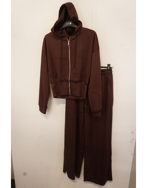 Garde-robe - 2-stuk - Donker bruin