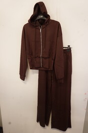 Garde-robe - 2-stuk - Donker bruin