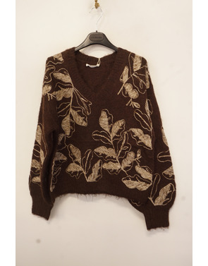 Garde-robe - Pull - Donker bruin