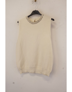 Garde-robe - Gilet - Ecru