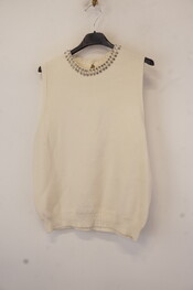 Garde-robe - Gilet - Ecru