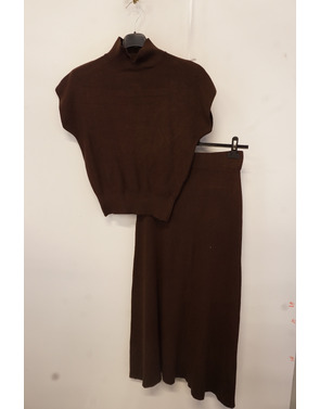 Garde-robe - 2-stuk - Donker bruin