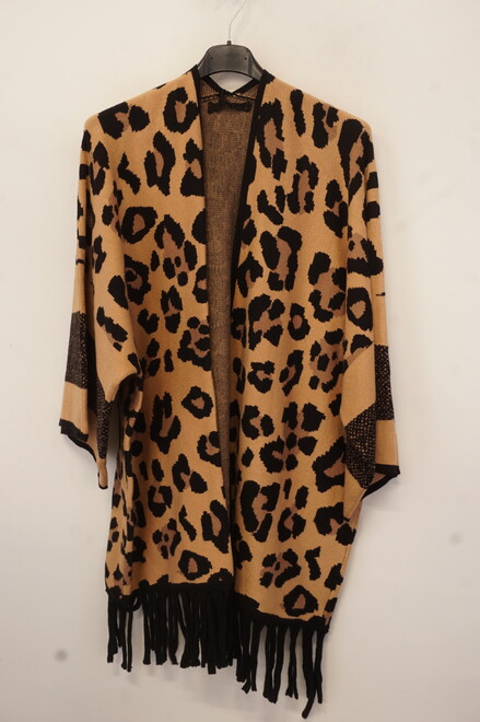 Garde-robe - Gilet - Zwart-beige