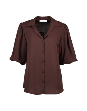 Amelie &amp; Amelie - Blouse - Donker bruin