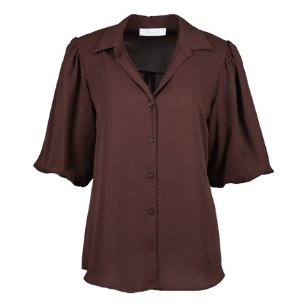 Amelie &amp; Amelie - Blouse - Donker bruin