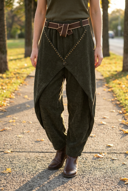 Garde-robe - Lange Broek - Kaki