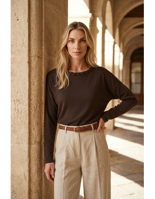 Garde-robe - Top - Donker bruin