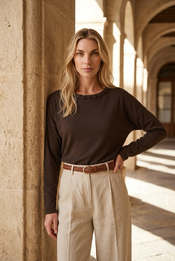 Garde-robe - Top - Donker bruin