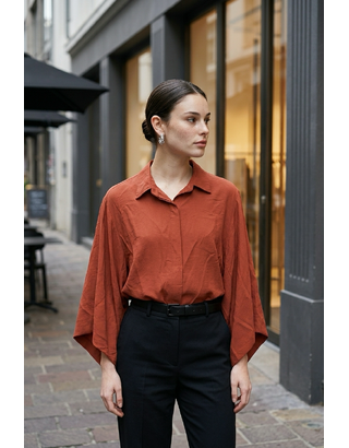 Garde-robe - Blouse - Donker oranje