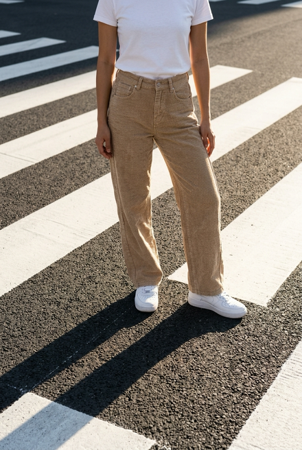 Garde-robe - Lange Broek - Beige